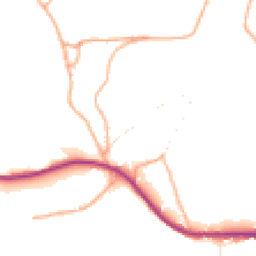 Daytime road noise heatmap for DT6 6DZ