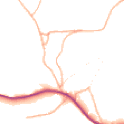 Daytime road noise heatmap for DT6 6EB