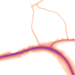 Daytime road noise heatmap for DT6 6HE