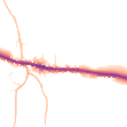 Daytime road noise heatmap for DT6 6JG