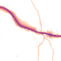 Daytime road noise heatmap for DT6 6JW