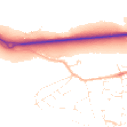 Daytime road noise heatmap for DT6 6PA
