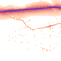 Daytime road noise heatmap for DT6 6PD