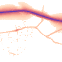 Daytime road noise heatmap for DT6 6QP