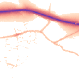 Daytime road noise heatmap for DT6 6QR