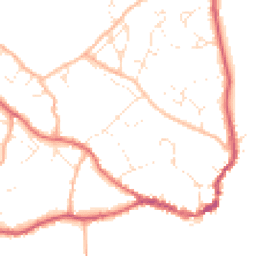 Daytime road noise heatmap for DT7 3AE