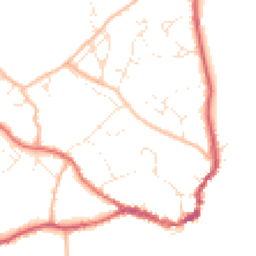 Daytime road noise heatmap for DT7 3AH