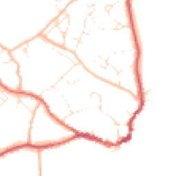 Daytime road noise heatmap for DT7 3AQ