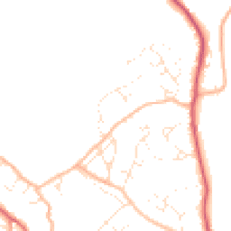 Daytime road noise heatmap for DT7 3BG