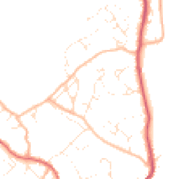 Daytime road noise heatmap for DT7 3BL