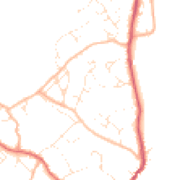 Daytime road noise heatmap for DT7 3BN