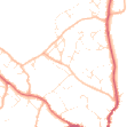 Daytime road noise heatmap for DT7 3BQ