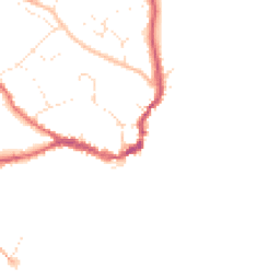 Daytime road noise heatmap for DT7 3BS