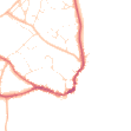 Daytime road noise heatmap for DT7 3DE