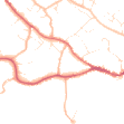 Daytime road noise heatmap for DT7 3HX