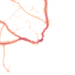 Daytime road noise heatmap for DT7 3PY