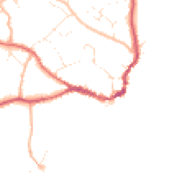 Daytime road noise heatmap for DT7 3QF