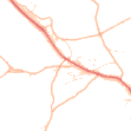Daytime road noise heatmap for DT7 3SB