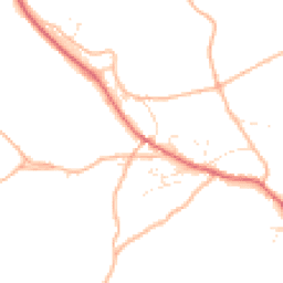 Daytime road noise heatmap for DT7 3TE