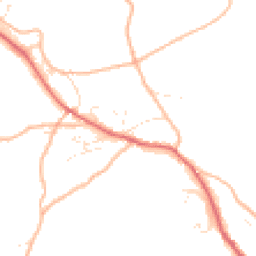 Daytime road noise heatmap for DT7 3TN