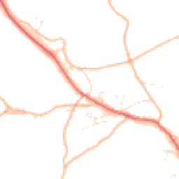 Daytime road noise heatmap for DT7 3TS