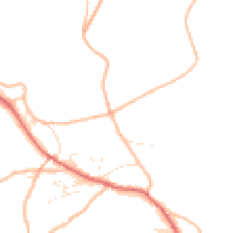 Daytime road noise heatmap for DT7 3TU