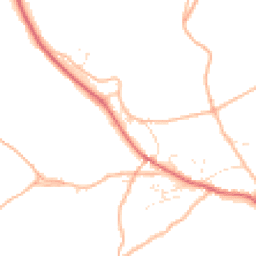Daytime road noise heatmap for DT7 3UJ