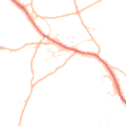 Daytime road noise heatmap for DT7 3UP
