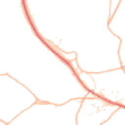 Daytime road noise heatmap for DT7 3XN