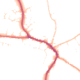 Daytime road noise heatmap for DT8 3AA