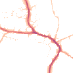 Daytime road noise heatmap for DT8 3AH
