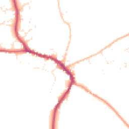 Daytime road noise heatmap for DT8 3AX