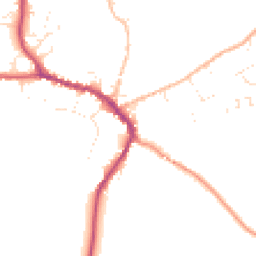 Daytime road noise heatmap for DT8 3AY