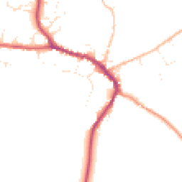 Daytime road noise heatmap for DT8 3BB