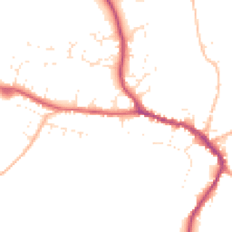 Daytime road noise heatmap for DT8 3BU