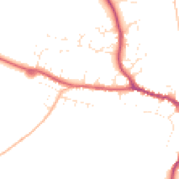 Daytime road noise heatmap for DT8 3BX