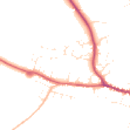 Daytime road noise heatmap for DT8 3BY