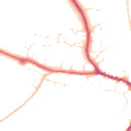 Daytime road noise heatmap for DT8 3DB