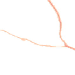 Night-time road noise heatmap for DT8 3DD