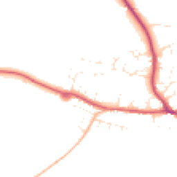 Daytime road noise heatmap for DT8 3DE