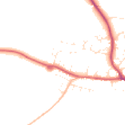 Daytime road noise heatmap for DT8 3DF