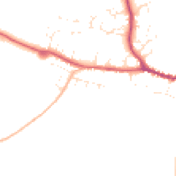 Daytime road noise heatmap for DT8 3DG