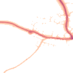 Daytime road noise heatmap for DT8 3DJ