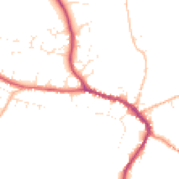 Daytime road noise heatmap for DT8 3DN