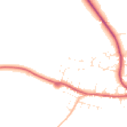 Daytime road noise heatmap for DT8 3DP