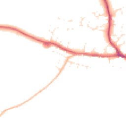 Daytime road noise heatmap for DT8 3DQ