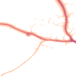 Daytime road noise heatmap for DT8 3DW