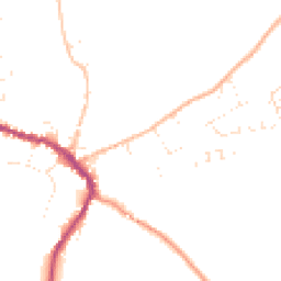 Daytime road noise heatmap for DT8 3DY