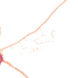 Daytime road noise heatmap for DT8 3EB