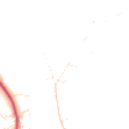 Daytime road noise heatmap for DT8 3ET